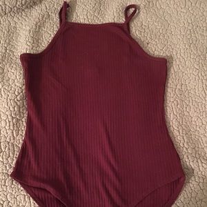 Maroon bodysuit from rue 21